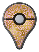 Gold Flaked Animal Pink Pokémon GO Plus Vinyl Protective Decal Skin Kit