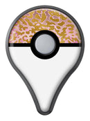 Gold Flaked Animal Pink Pokémon GO Plus Vinyl Protective Decal Skin Kit