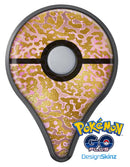 Gold Flaked Animal Pink Pokémon GO Plus Vinyl Protective Decal Skin Kit