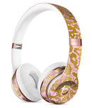 Gold Flaked Animal Pink Full-Body Skin Kit for the Beats by Dre Solo 3 Wireless Headphones