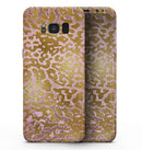 Gold Flaked Animal Pink - Samsung Galaxy S8 Full-Body Skin Kit