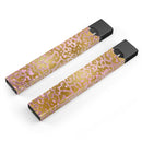 Gold Flaked Animal Pink - Premium Decal Protective Skin-Wrap Sticker compatible with the Juul Labs vaping device