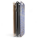 Gold Flaked Animal Purple iPhone 6/6s or 6/6s Plus 2-Piece Hybrid INK-Fuzed Case