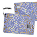 Gold Flaked Animal Purple - Premium Protective Decal Skin-Kit for the Apple Credit Card