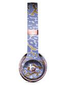 Gold Flaked Animal Purple Full-Body Skin Kit for the Beats by Dre Solo 3 Wireless Headphones