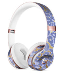 Gold Flaked Animal Purple Full-Body Skin Kit for the Beats by Dre Solo 3 Wireless Headphones