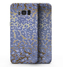 Gold Flaked Animal Purple - Samsung Galaxy S8 Full-Body Skin Kit