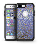 Gold Flaked Animal Purple - iPhone 7 or 7 Plus Commuter Case Skin Kit