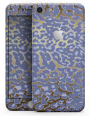 Gold Flaked Animal Purple - Skin-kit for the iPhone 8 or 8 Plus
