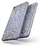 Gold Flaked Animal Purple - Skin-kit for the iPhone 8 or 8 Plus