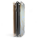 Gold Flaked Animal blue Zebra 2 iPhone 6/6s or 6/6s Plus 2-Piece Hybrid INK-Fuzed Case