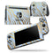 Gold Flaked Animal blue Zebra 2 - Skin Wrap Decal for Nintendo Switch Lite Console & Dock - 3DS XL - 2DS - Pro - DSi - Wii - Joy-Con Gaming Controller
