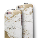 Gold Foiled Marble v1 iPhone 6/6s or 6/6s Plus 2-Piece Hybrid INK-Fuzed Case