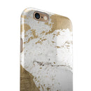 Gold Foiled Marble v1 iPhone 6/6s or 6/6s Plus 2-Piece Hybrid INK-Fuzed Case