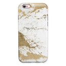 Gold Foiled Marble v1 iPhone 6/6s or 6/6s Plus 2-Piece Hybrid INK-Fuzed Case