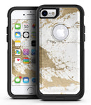 Gold Foiled Marble v1 2 - iPhone 7 or 8 OtterBox Case & Skin Kits