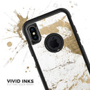 Gold Foiled Marble v1 - Skin Kit for the iPhone OtterBox Cases