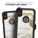 Gold Foiled Marble v1 - Skin Kit for the iPhone OtterBox Cases