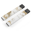 Gold Foiled Marble v1 - Premium Decal Protective Skin-Wrap Sticker compatible with the Juul Labs vaping device