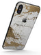 Gold Foiled Marble v1 - iPhone X Skin-Kit