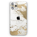 Gold Foiled Marble v1  - Protective Skin Wrap & Decal – Compatible with iPhone SE to iPhone 17 Pro Max (All Models)