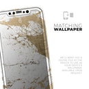 Gold Foiled Marble v1  - Protective Skin Wrap & Decal – Compatible with iPhone SE to iPhone 17 Pro Max (All Models)