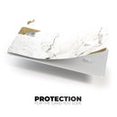 Gold Foiled Marble v2 - Premium Protective Decal Skin-Kit for the Apple Credit Card