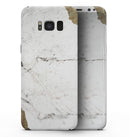 Gold Foiled Marble v2 - Samsung Galaxy S8 Full-Body Skin Kit