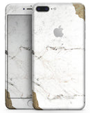Gold Foiled Marble v2 - Skin-kit for the iPhone 8 or 8 Plus