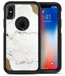 Gold Foiled Marble v2 - iPhone X OtterBox Case & Skin Kits