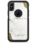 Gold Foiled Marble v2 - iPhone X OtterBox Case & Skin Kits