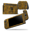 Gold Foiled V1 - Vinyl Skin Wrap for Nintendo Switch 2, OLED, Lite, Pro Controller, Wii & Classic Handhelds