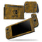 Gold Foiled V1 - Skin Wrap Decal for Nintendo Switch Lite Console & Dock - 3DS XL - 2DS - Pro - DSi - Wii - Joy-Con Gaming Controller