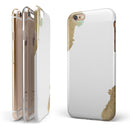 Gold Foiled White v1 iPhone 6/6s or 6/6s Plus 2-Piece Hybrid INK-Fuzed Case