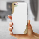 Gold Foiled White v1 iPhone 6/6s or 6/6s Plus 2-Piece Hybrid INK-Fuzed Case