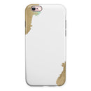 Gold Foiled White v1 iPhone 6/6s or 6/6s Plus 2-Piece Hybrid INK-Fuzed Case