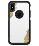 Gold Foiled White v1 2 - iPhone X OtterBox Case & Skin Kits