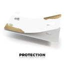 Gold Foiled White v1 - Premium Protective Decal Skin-Kit for the Apple Credit Card