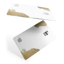 Gold Foiled White v1 - Premium Protective Decal Skin-Kit for the Apple Credit Card