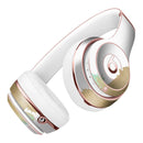 Gold Foiled White v1 Full-Body Skin Kit for the Beats by Dre Solo 3 Wireless Headphones