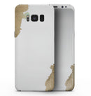 Gold Foiled White v1 - Samsung Galaxy S8 Full-Body Skin Kit