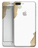 Gold Foiled White v1 - Skin-kit for the iPhone 8 or 8 Plus