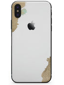 Gold Foiled White v1 - iPhone X Skin-Kit