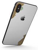 Gold Foiled White v1 - iPhone X Skin-Kit