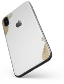 Gold Foiled White v1 - iPhone X Skin-Kit