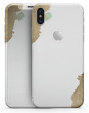 Gold Foiled White v1 - iPhone X Skin-Kit