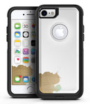 Gold Foiled White v2 2 - iPhone 7 or 8 OtterBox Case & Skin Kits