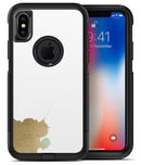Gold Foiled White v2 2 - iPhone X OtterBox Case & Skin Kits