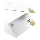 Gold Foiled White v2 - Premium Protective Decal Skin-Kit for the Apple Credit Card