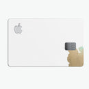 Gold Foiled White v2 - Premium Protective Decal Skin-Kit for the Apple Credit Card